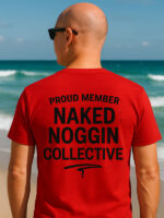 Naked Noggin Baldy Tee Shirt